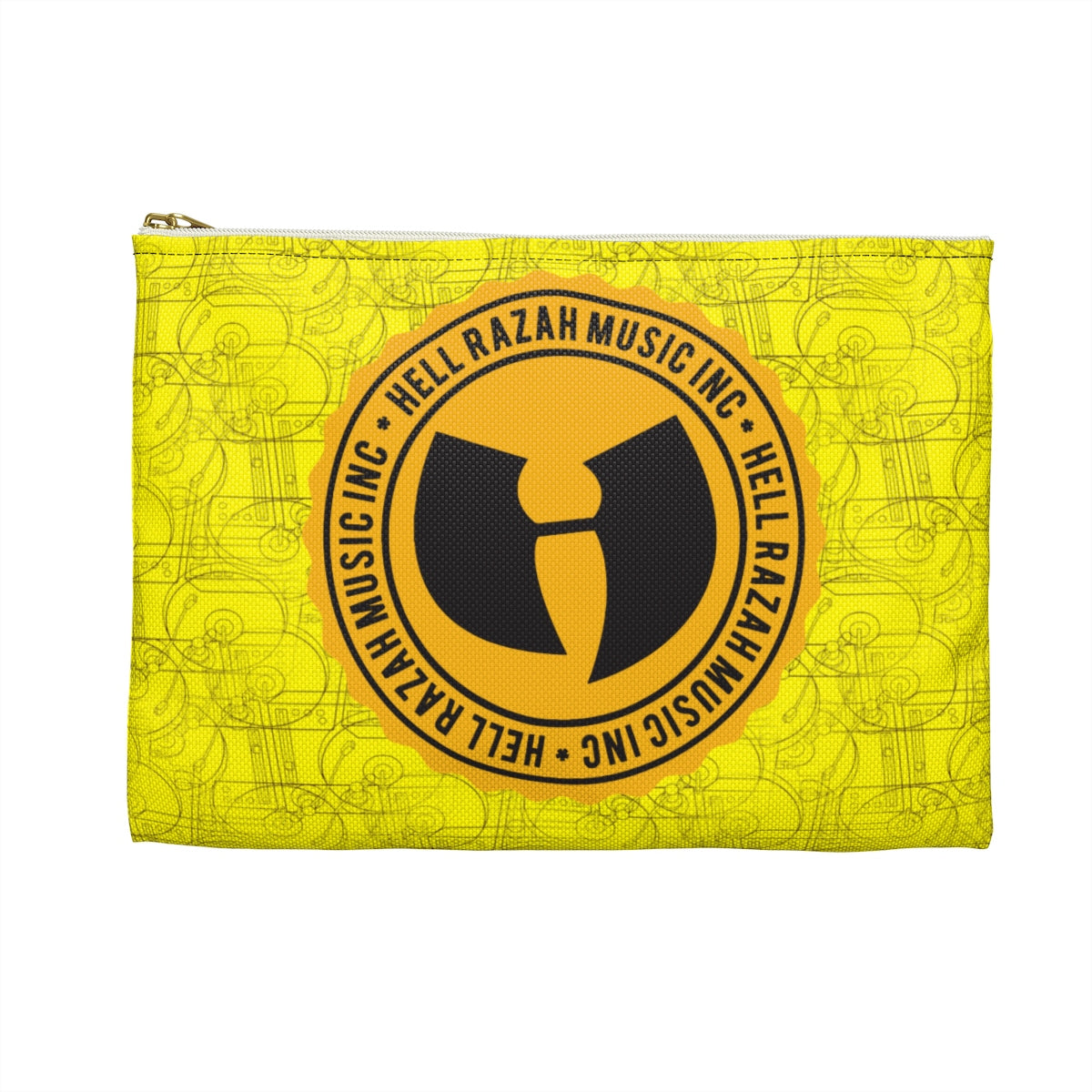 Official HellRazah Music Inc. Elephant Designer Accessory Pouch - Pencil Bag HeavenRazah Merch Graphics by iHustle365