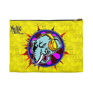 Official HellRazah Music Inc. Elephant Designer Accessory Pouch - Pencil Bag HeavenRazah Merch Graphics by iHustle365