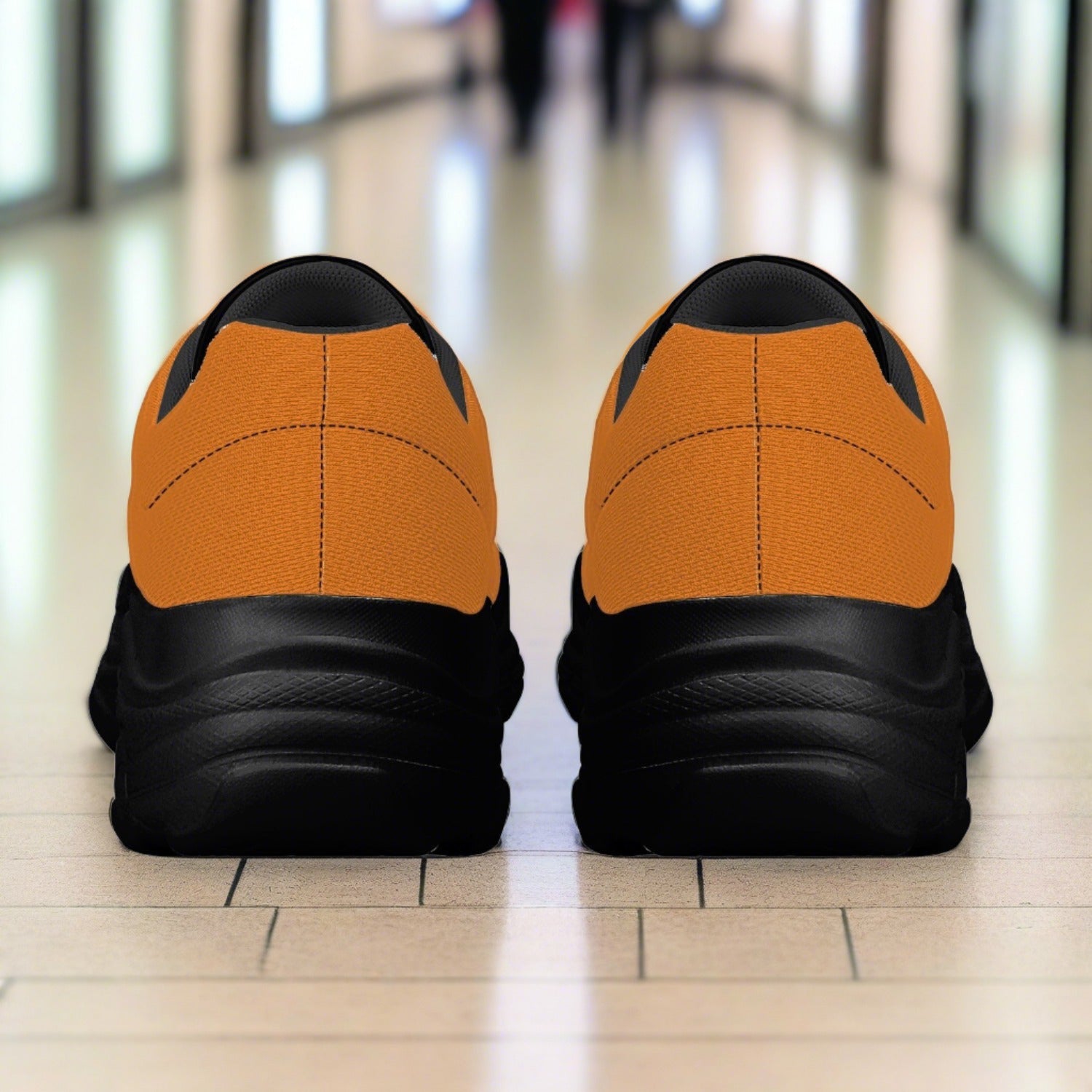 Mucasso Chunky Sneakers Orange - Black