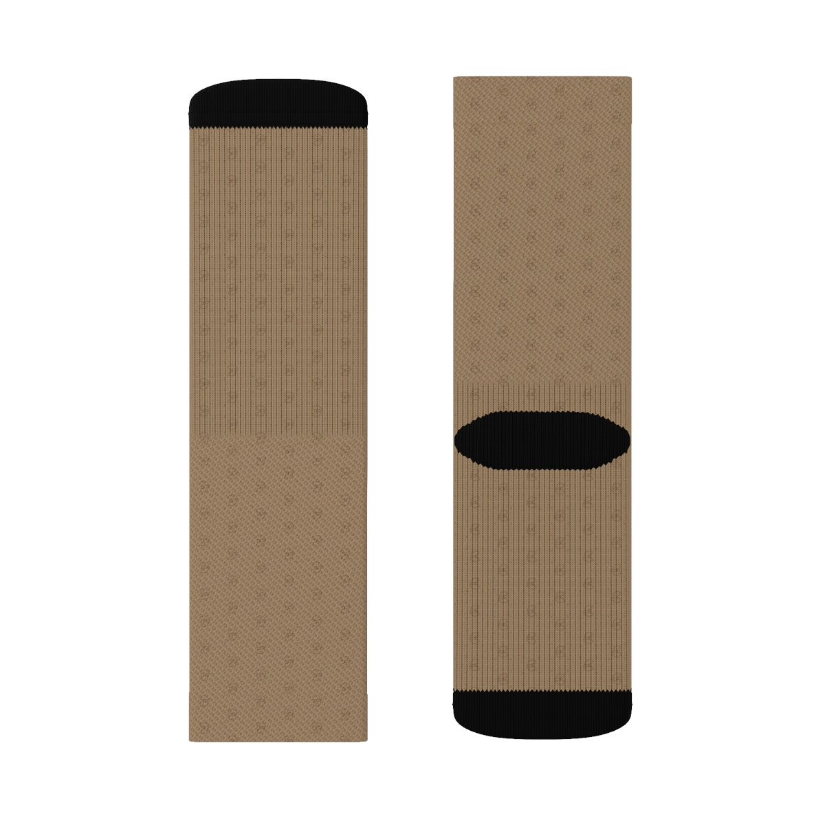 HRMI HellRazah Music Inc. Tan Designer Socks Official HeavenRazah Merchandise