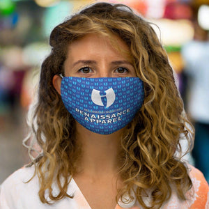 Renaissance Apparel Blue Snug-Fit Polyester Face Mask