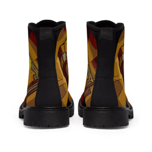 HRMI Razah's Book Official Renaisannce Apparel Men's Canvas Boots HellRazah Music Inc. - HeavenRazah