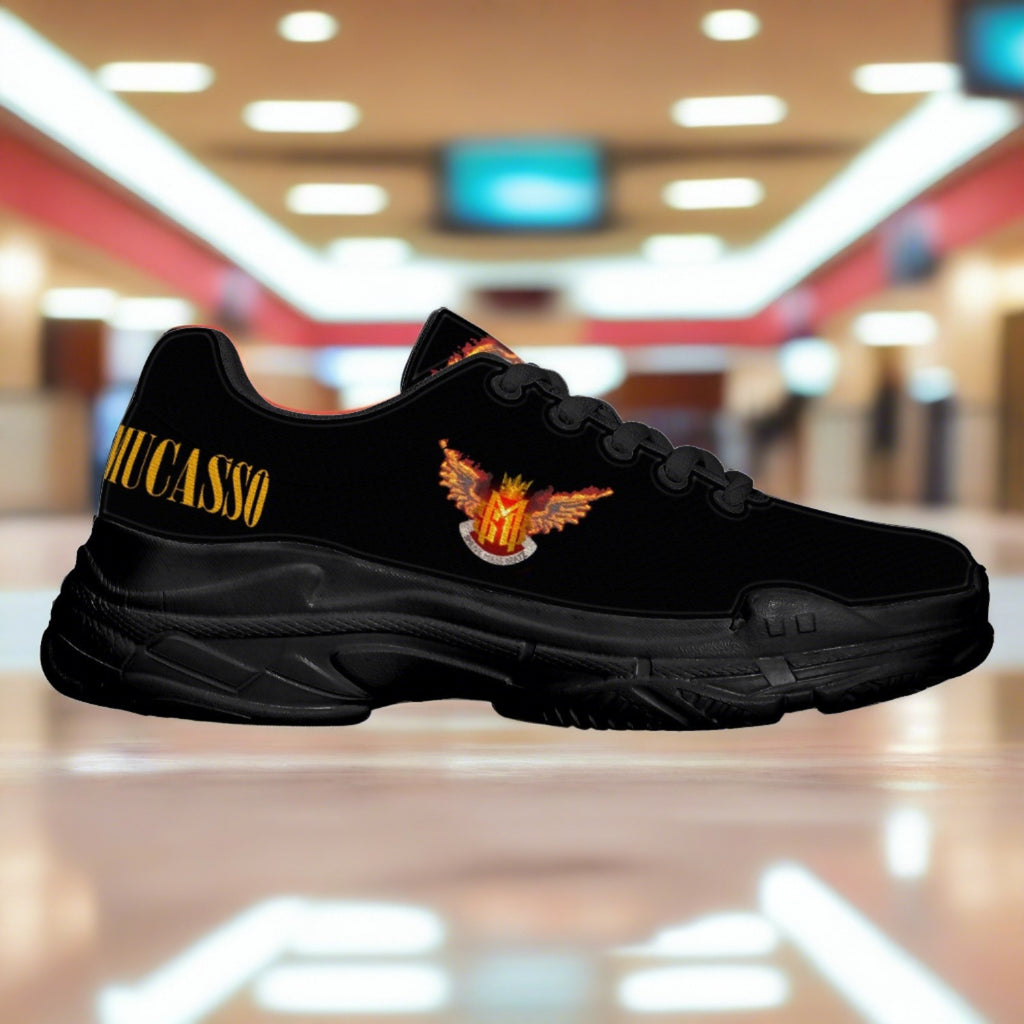 Smuve The Mucasso Black Chunky Sneakers