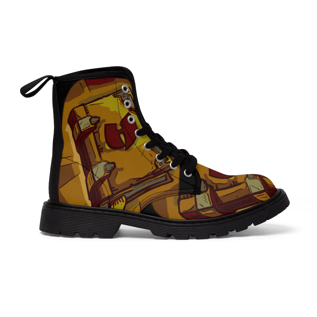 HRMI Razah's Book Official Renaisannce Apparel Men's Canvas Boots HellRazah Music Inc. - HeavenRazah