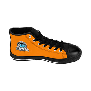 HRMI Orange Hydra Limited Edition Men's High-top Sneakers HellRazah Music Inc. - HeavenRazah