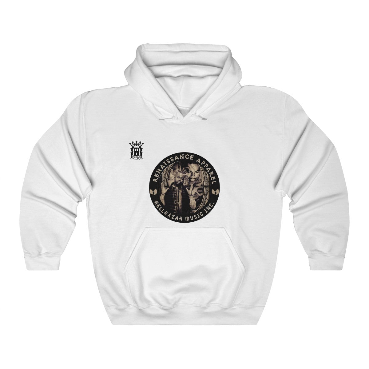 RRA Razah Cover Logo 1 Renaissance Apparel Unisex Heavy Blend™ Hooded Sweatshirt