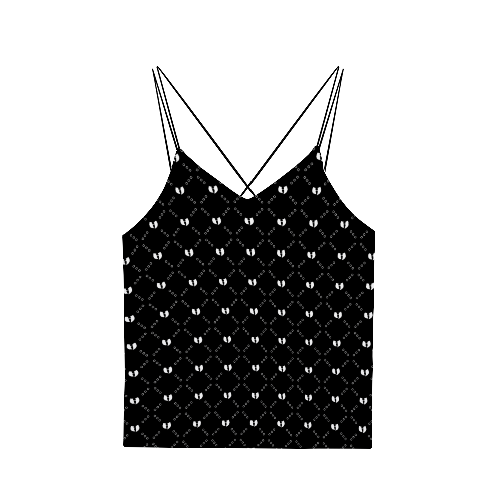 Genuine GGO Custom Criss Cross Back Camisole Cropped Tank Top