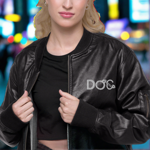 Diamondz Original Clothing Leather Bomber Jacket