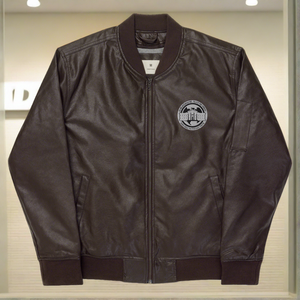 Ghetto Gov't Officialz Leather Bomber Jacket