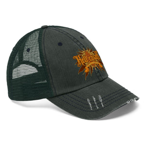 HRMI Throwback Logo HellRazah Music Inc Embroidered Unisex Trucker Hat Official HeavenRazah Merchandise