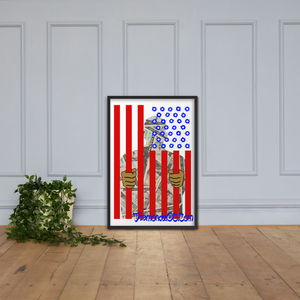 DOC Flag Wall Art Enhanced Matte Paper Framed Poster (in)