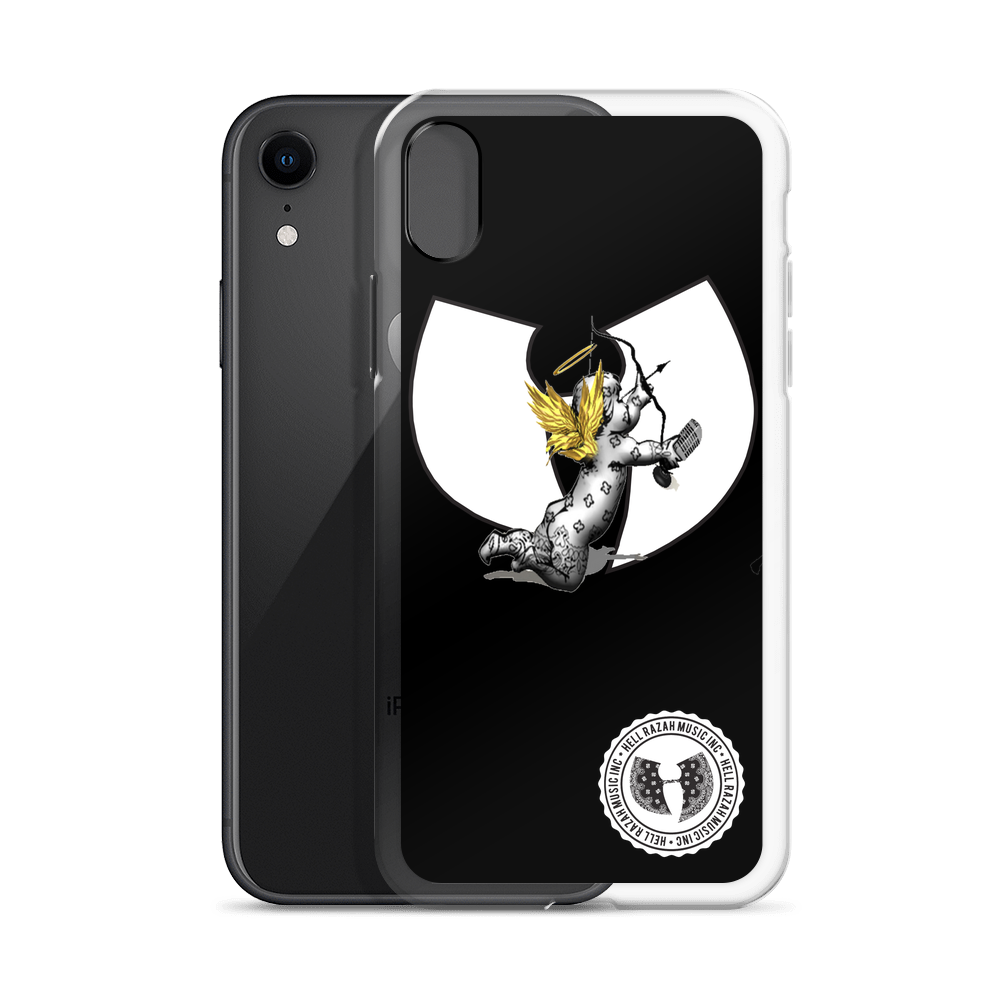 Official Hell Razah Music Inc Cherub with Mic Designer iPhone Case Heaven Razah Graphics by SmuveMassBeatz
