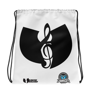 Official HellRazah Music Inc Designer Drawstring Bag HeavenRazah Merchandise Graphics by SmuveMassBeatz