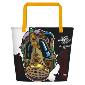 Official Hell Razah Music Inc Dont Get Gassed Up Graphic by iHustle365_ Designer Beach Bag Heaven Razah
