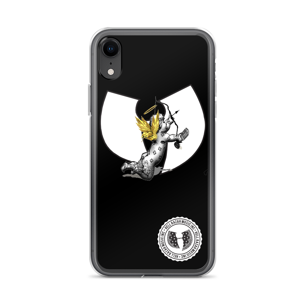 Official Hell Razah Music Inc Cherub with Mic Designer iPhone Case Heaven Razah Graphics by SmuveMassBeatz