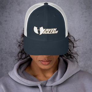 Official HellRazah Music Inc Embroidered Hat HeavenRazah Trucker Cap Graphics by Culture Freedom