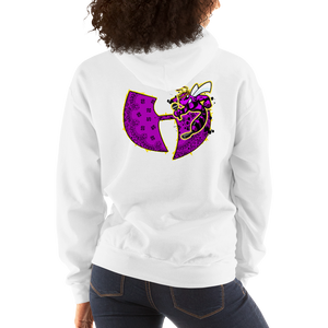 Ghetto Gov't Officialz Purple Bee Hoodie Hooded Sweatshirt Graphics by Culture Freedom