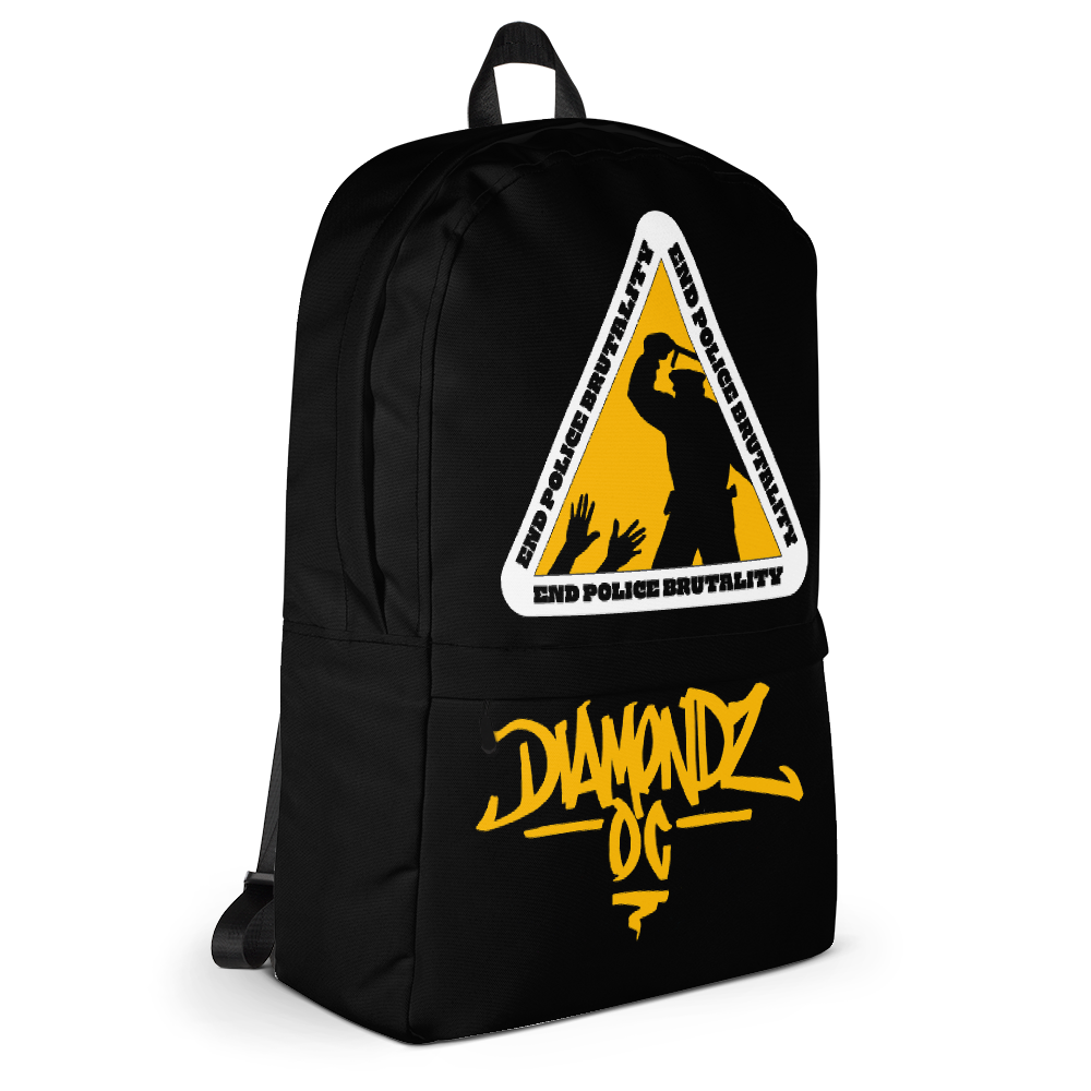 End Police Violence by Diamondz OC / D.O.C. Statement Backpack