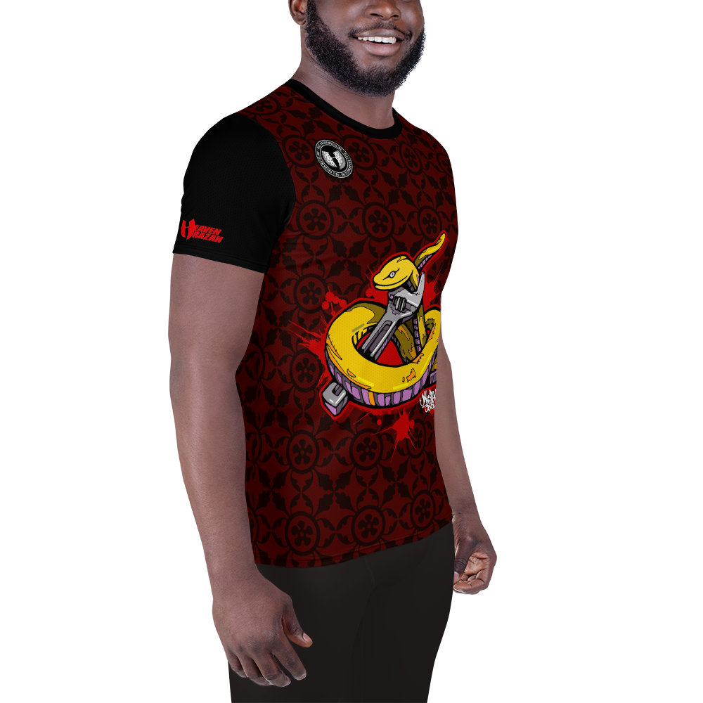 Official Hell Razah Music Inc Snakes Get Wrenched Soft Tee Designer  Athletic Heaven Razah T-shirt Graphics by iHustle365_