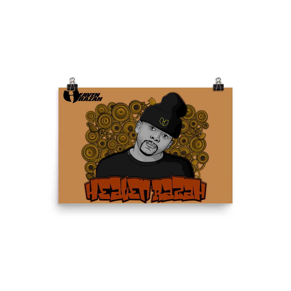 Official Heaven Razah / Hell Razah Music Inc Poster Graphics by Sly Ski Originial