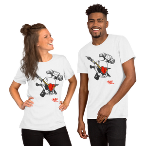 iHustle365 Skull & Heart DiamondzOC Designer Tee Short-Sleeve Unisex T-Shirt