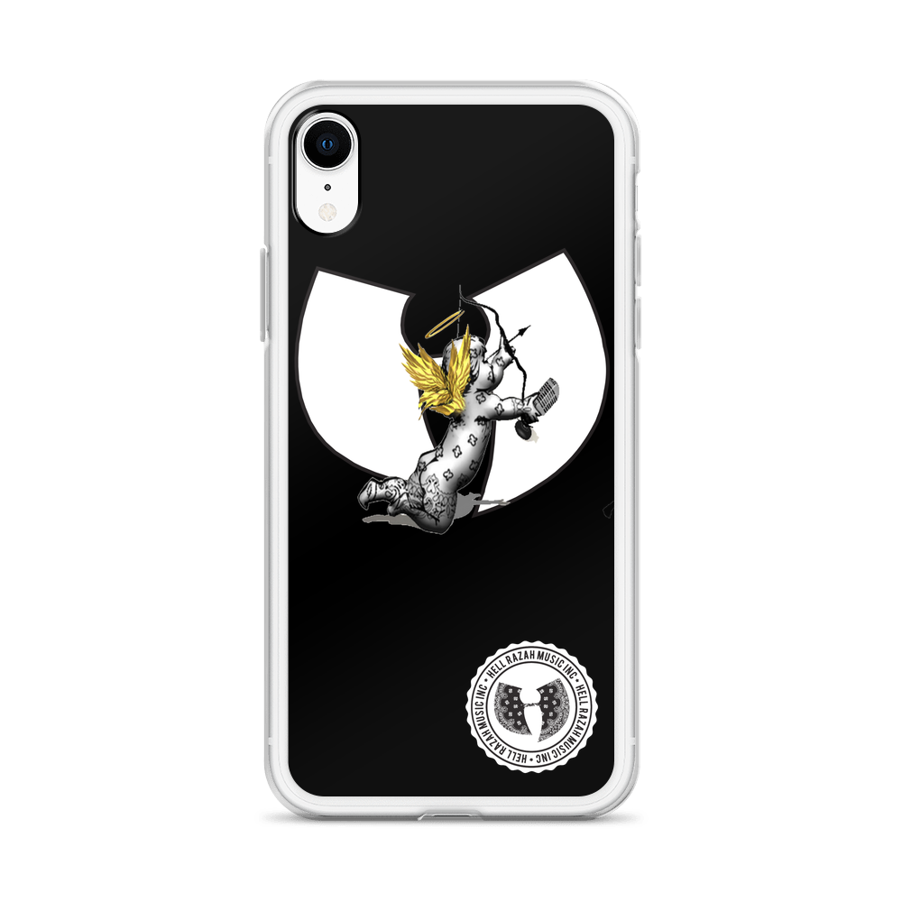 Official Hell Razah Music Inc Cherub with Mic Designer iPhone Case Heaven Razah Graphics by SmuveMassBeatz