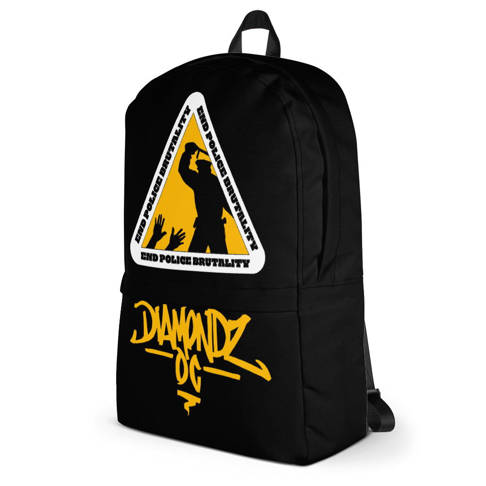 End Police Violence by Diamondz OC / D.O.C. Statement Backpack