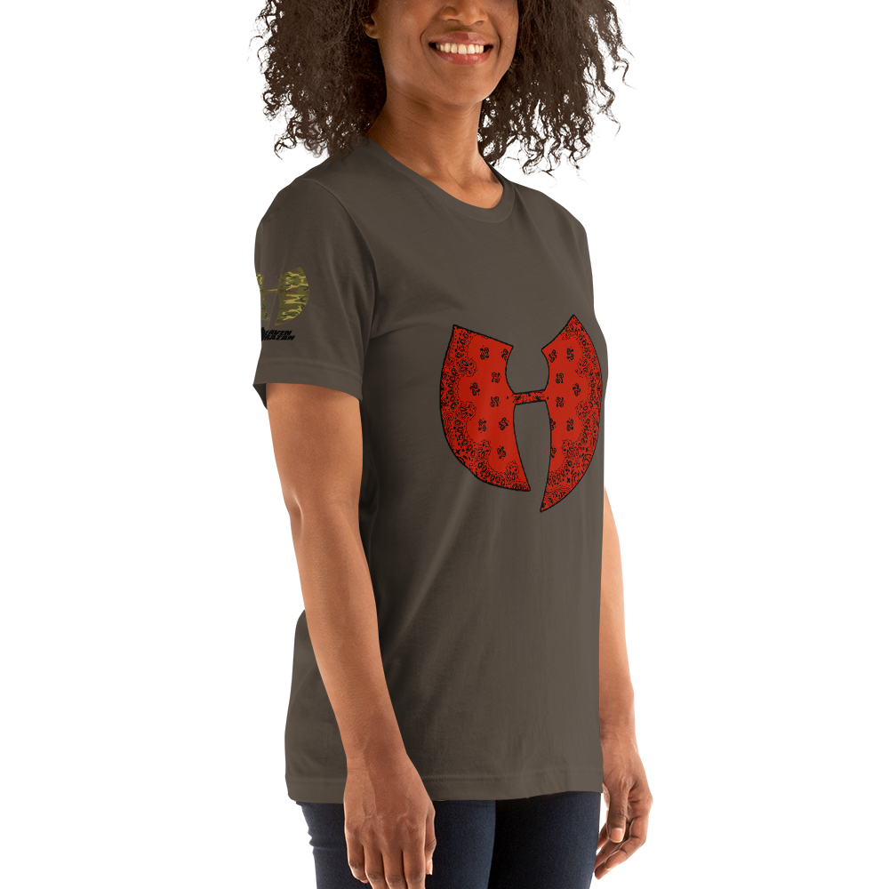 Official Heaven Razah / Hell Razah Music Inc Red Bandana Logo Soft Tee Unisex T-Shirt Graphics by Culture Freedom