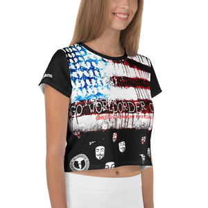 Official Hell Razah GGO Coming - Anonymous Heaven Razah Designer Sublimated Crop Tee