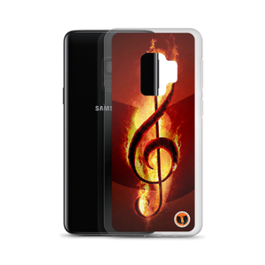 Official HellRazah Music Inc. Designer Limited Edition Fire Samsung Case HeavenRazah Merch Graphics by SmuveMassBeatz