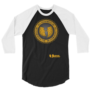 Official Hell Razah Music Inc Logo Designer Tee 3/4 sleeve raglan shirt