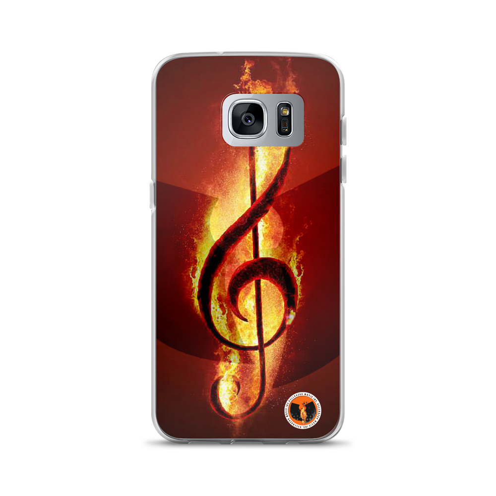 Official HellRazah Music Inc. Designer Limited Edition Fire Samsung Case HeavenRazah Merch Graphics by SmuveMassBeatz
