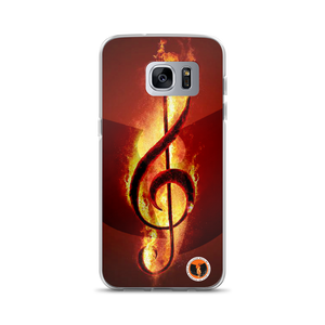 Official HellRazah Music Inc. Designer Limited Edition Fire Samsung Case HeavenRazah Merch Graphics by SmuveMassBeatz