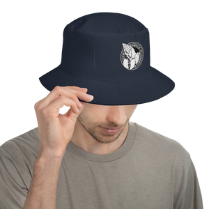 HRMI Blessed Logo HellRazah Music Inc. Old School Bucket Hat HeavenRazah Graphics by iHustle366