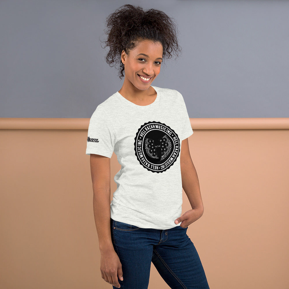 Official Heaven Razah Wingz Up Tee Hell Razah Music Inc Logo Designer Short-Sleeve Unisex T-Shirt