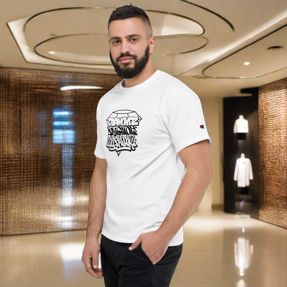 Diamondz Original Clothing Sly Ski Graffiti Men's Champion T-Shirt