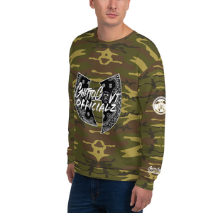 Ghetto Gov't Officialz GGO Wingz Up Green Camo Soft Sublimated Designer Unisex Sweatshirt