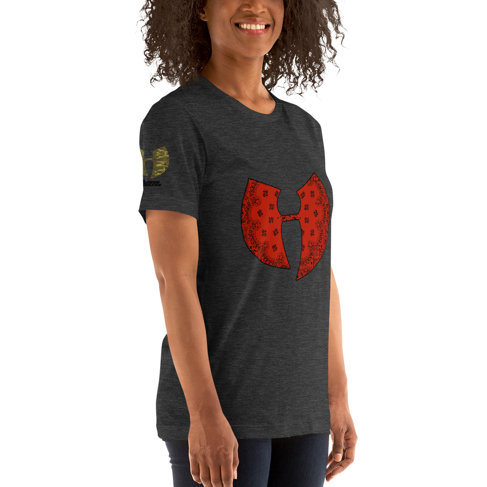 Official Heaven Razah / Hell Razah Music Inc Red Bandana Logo Soft Tee Unisex T-Shirt Graphics by Culture Freedom