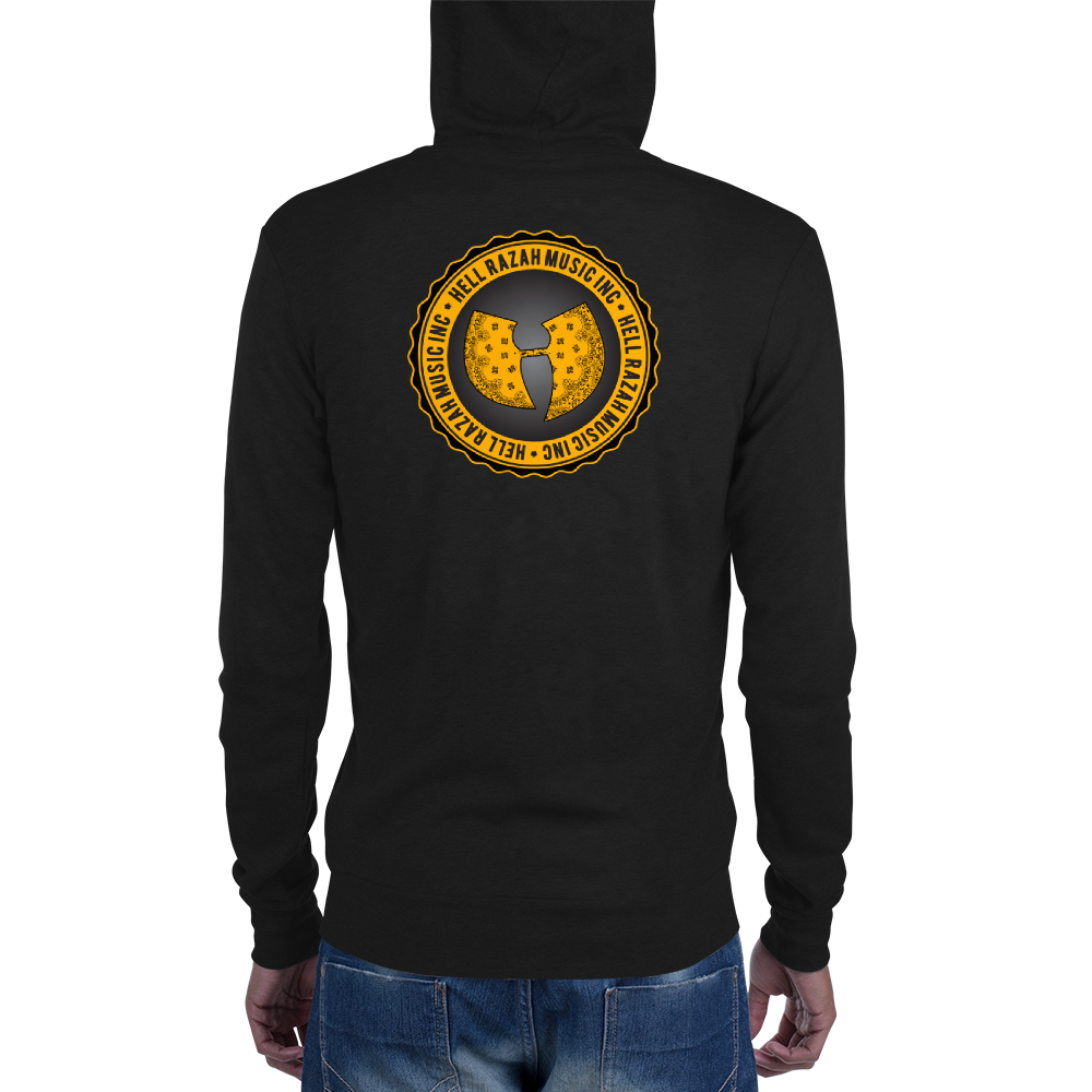 Hell Razah Music Inc Logo Designer Hooded Chaqueta Unisex Zip Hoodie Graphics by Culture Freedom