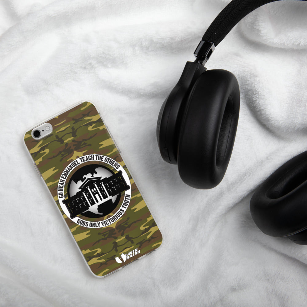 Ghetto Gov't Officialz GGO Green Camo Heaven Razah / Hell Razah Music Inc iPhone Case