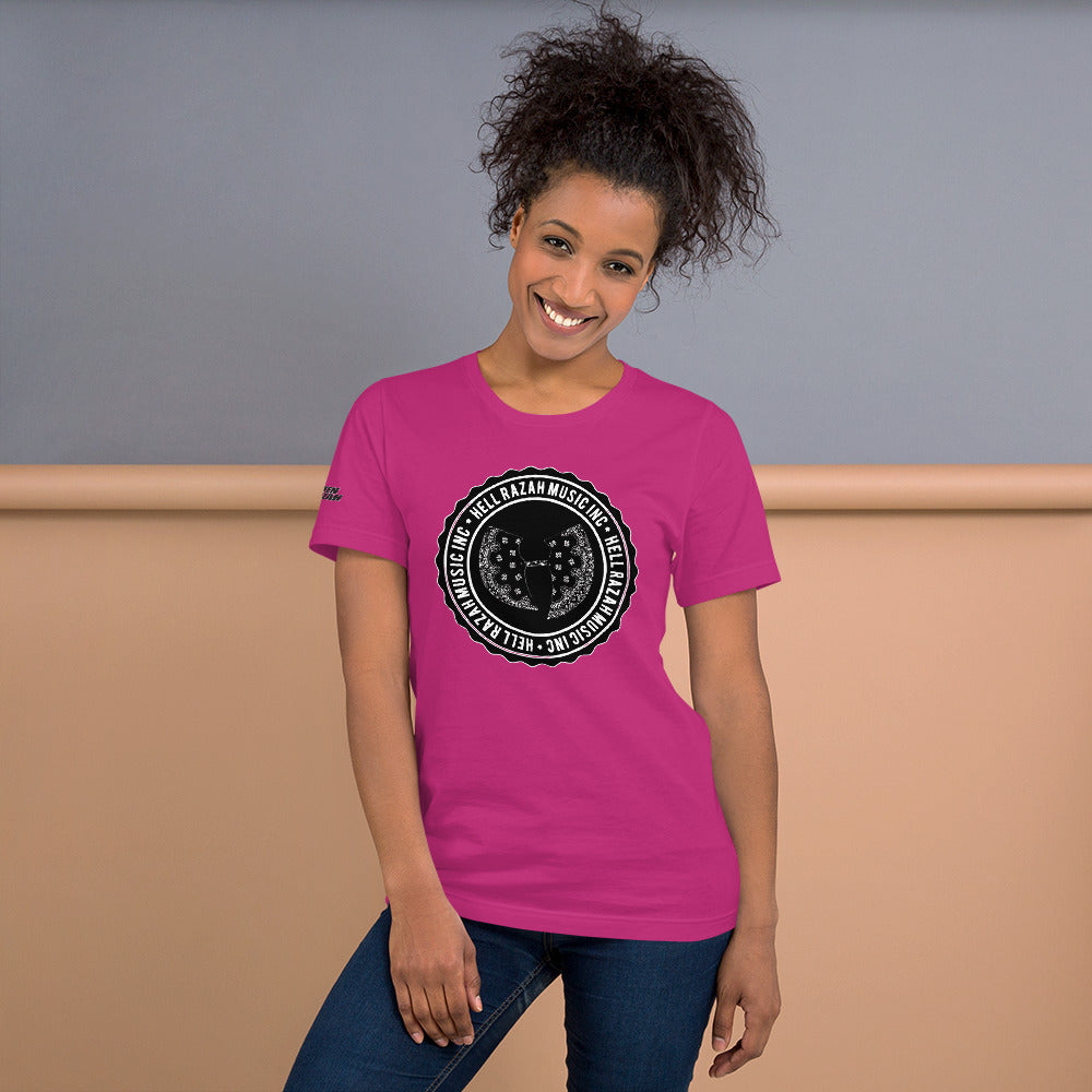 Official Heaven Razah Wingz Up Tee Hell Razah Music Inc Logo Designer Short-Sleeve Unisex T-Shirt