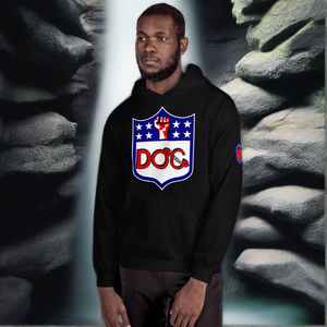 D.O.C. Fist Up 3 Logo Hoodie - Hooded Sweatshirt by DiamondzOC