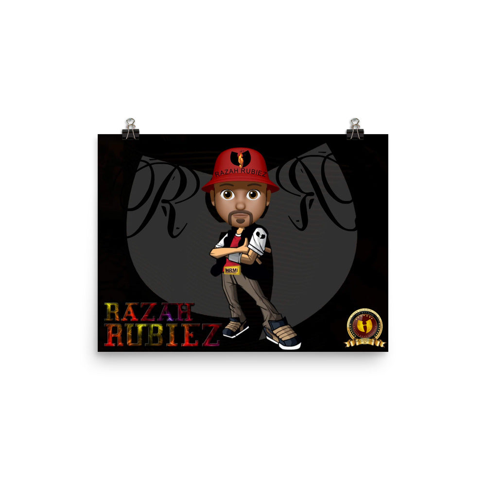 RAZAH RUBIEZ Official HellRazah Music Inc. Collectors Poster HeavenRazah Merch Graphics by SmuveMassBeatz