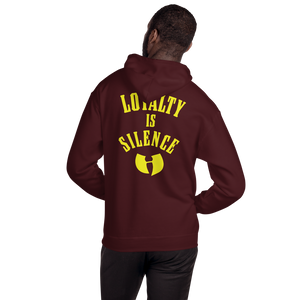 HRMI LOYALTY IS SILENCE Fall  Hoodie HellRazah Music Inc Designer Hooded Sweatshirt Official HeavenRazah Merchandise