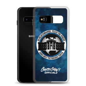 Ghetto Gov't Officialz Logo Go Hear Emmanuel Teach The Others Samsung Cell Phone Case Heaven Razah Hell Razah Music Inc