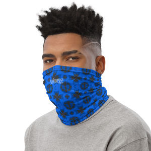 Renaissance Blue Azure Face Covering - Neck Gaiter