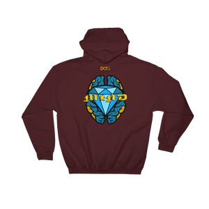 Your Mind Is A DiamondzOC Designer Urban Unisex Hoodie - Hooded Sweatshirt DOC Graphics by iHustle365