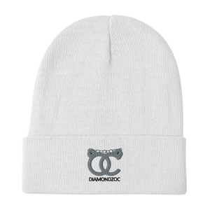 DiamondzOC Cuffed Up Logo Winter Hat Embroidered Beanie