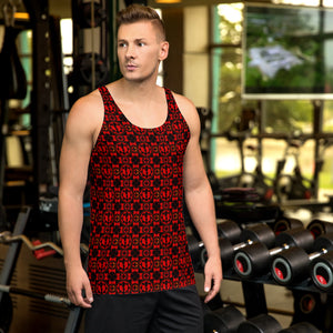 HellRazah Renaissance Pattern Unisex Tank Top