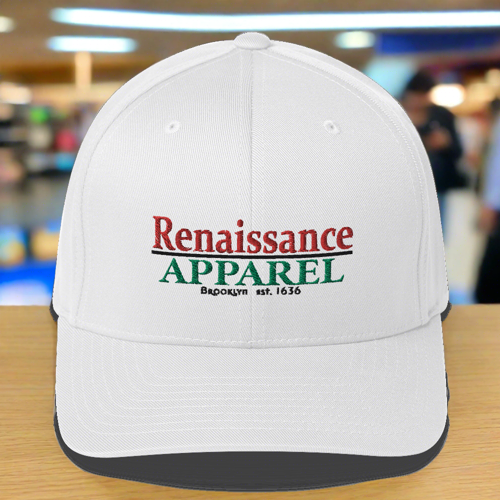 Renaisssance Apparel Embroidered Flexfit Hat - Structured Twill Cap